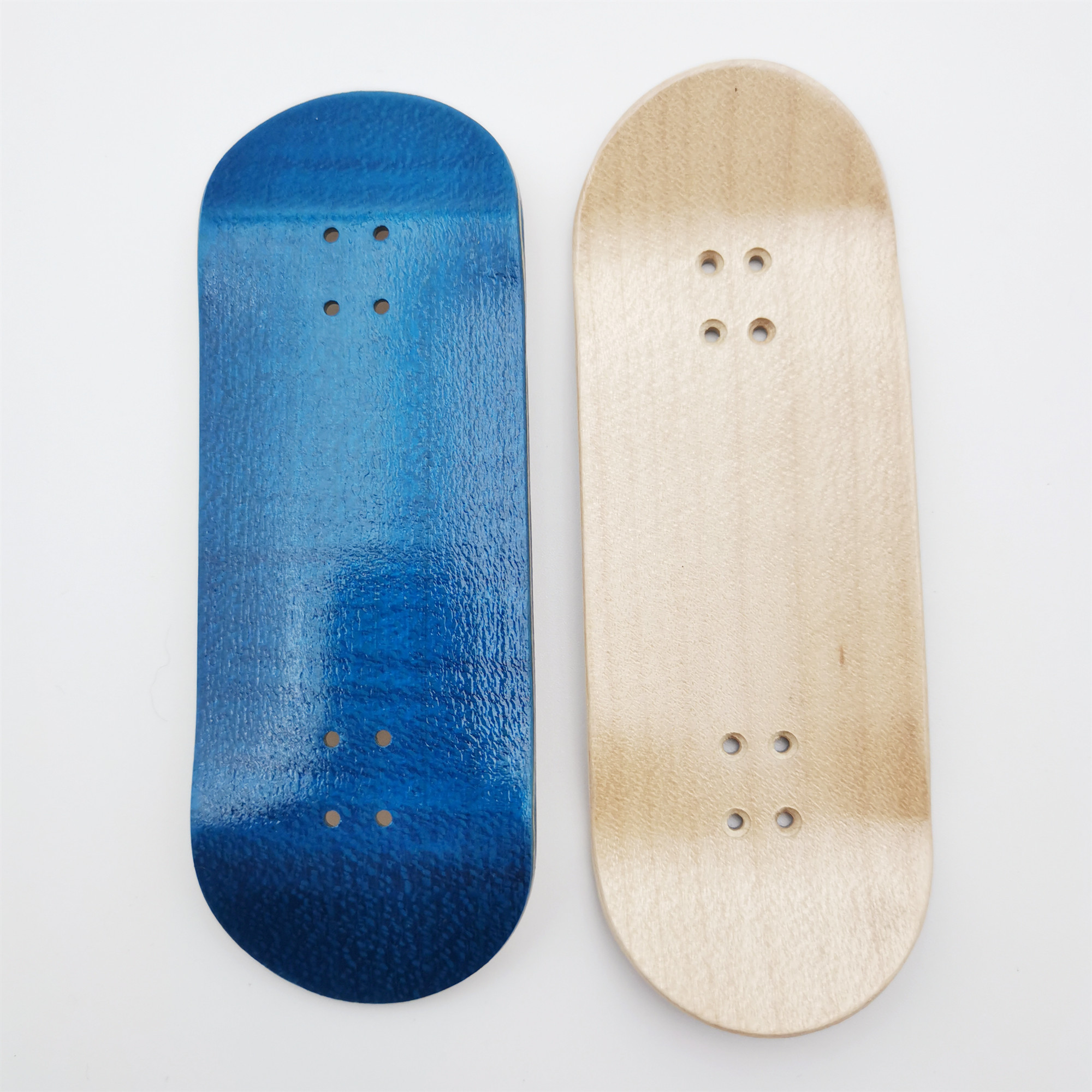 Pont de touche à faible Concave 97x34mm, planche d'érable canadien professionnelle faite à la main pour Skateboard à doigts: Argent