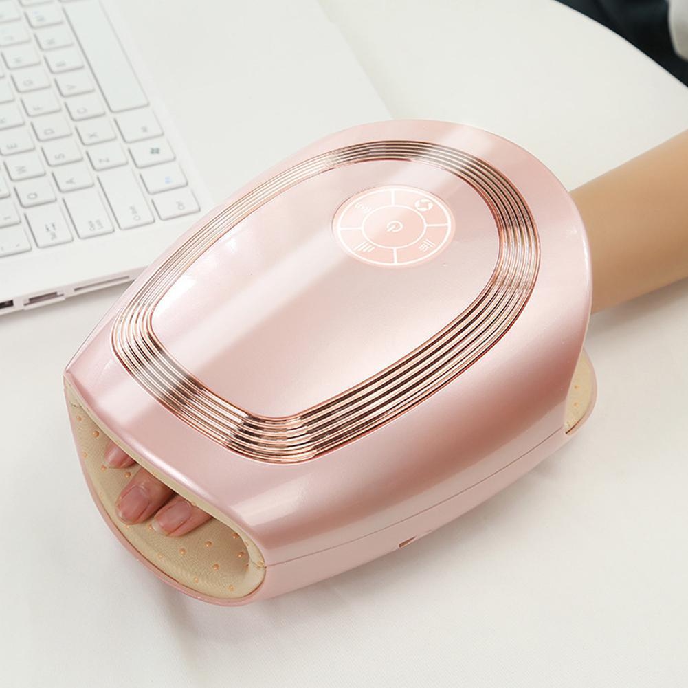Hand Massager Smart Electric Hand Massage Device Heated Compress Physiotherapy Device Air Compression Finger Stimulator Massager