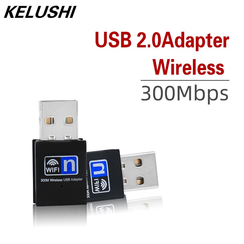 Wireless 802.11b/g/n USB Adapter 300Mbps Signal Wifi Dongle USB 2.0 WiFi Wireless Network Card Receiver