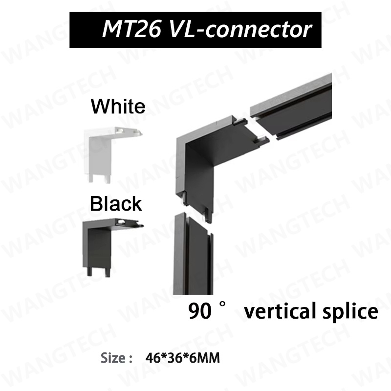 T26 Magnetisch Spoorlicht Opbouw Stukadoors Aluminium Rail LED DC48V Thuisassistent Thuis Woonkamer 1,5 m/2 M Zwart Wit: LICHTBLAUW / 10W / zwart