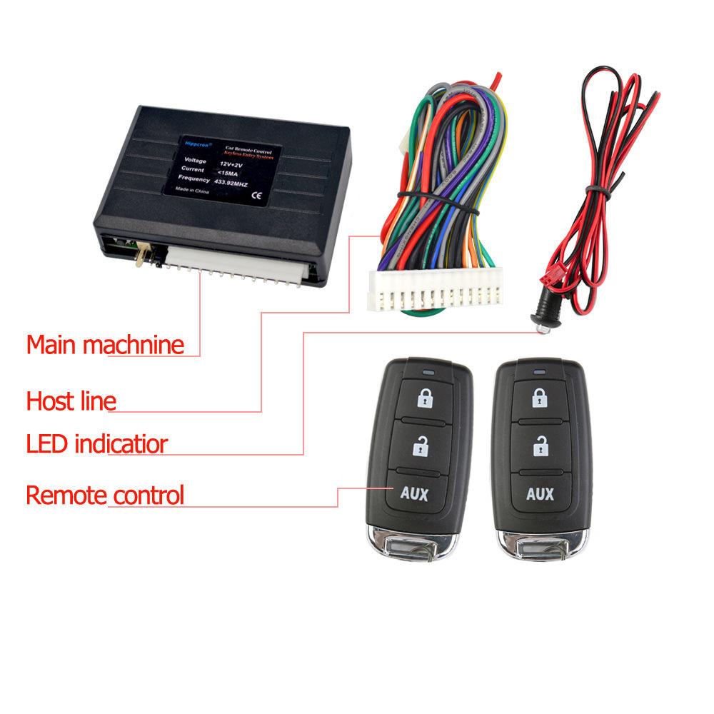 Sistema de entrada sin llave para coche, elevador de ventana automático, bloqueo de puerta, Kit Central remoto Universal, CC de 12V