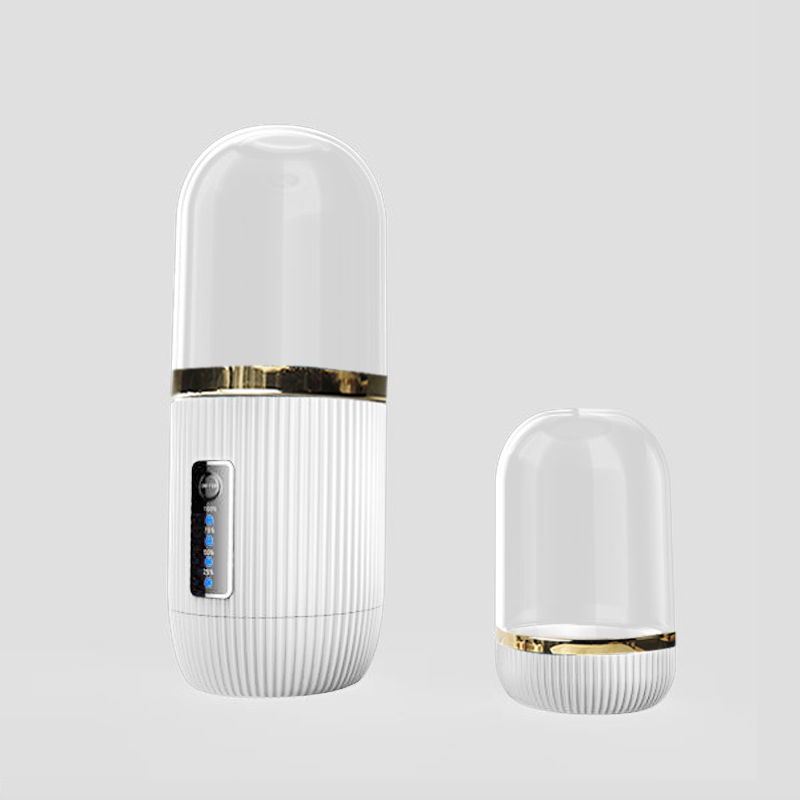 Licuadora portátil, batería externa recargable USB, exprimidor, taza de 4000MAH, 6 hojas, limón, verdura, fruta, bebé, batidora eléctrica, Licuadora: White