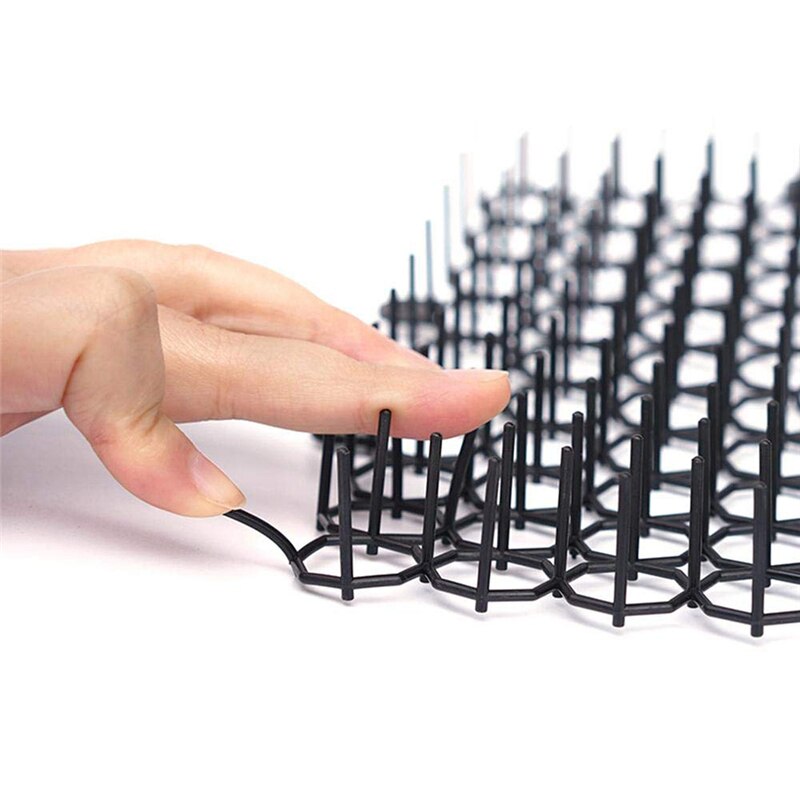 Giardino Gatto escrementi Zerbino Sicuro di Plastica arpione pugnalare anti-gatto Formicolio Strisce del canna Del Gatto Repellente Zerbino animale domestico Casa/tutto'aperto Forniture Da Giardino