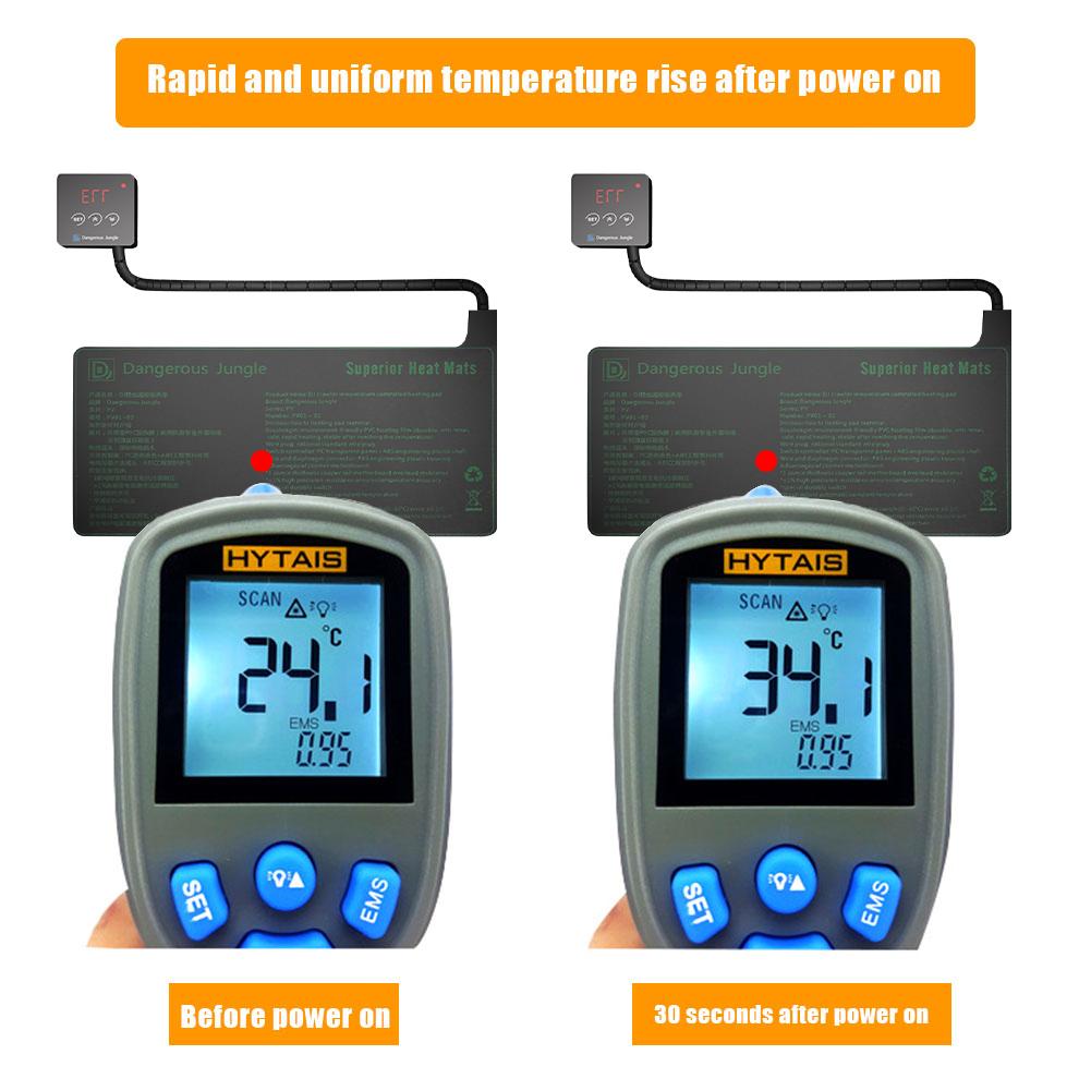 Roślin mata grzewcza gad lęgowy inkubator zwierzę domowe poduszka elektryczna 25W 45W