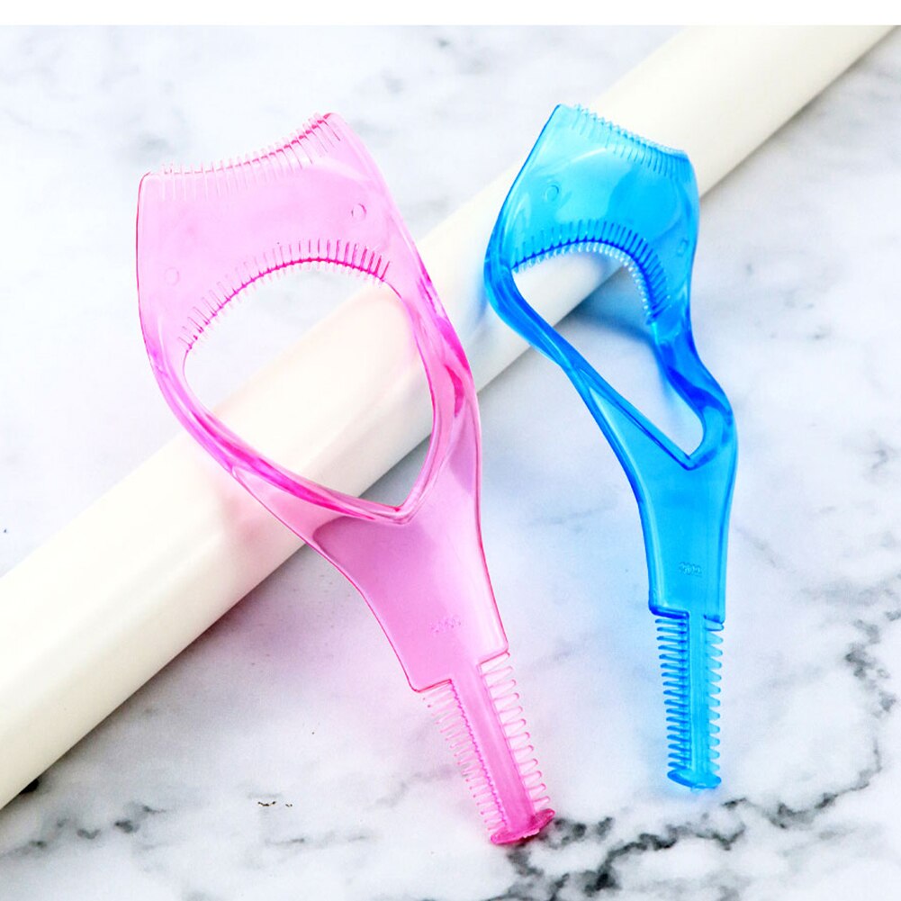 Mascara de maquillage 3 en 1, outils pour cils, bouclier de protection, bigoudi applicateur, carte de guidage de peigne, outil de maquillage, outil cosmétique de beauté