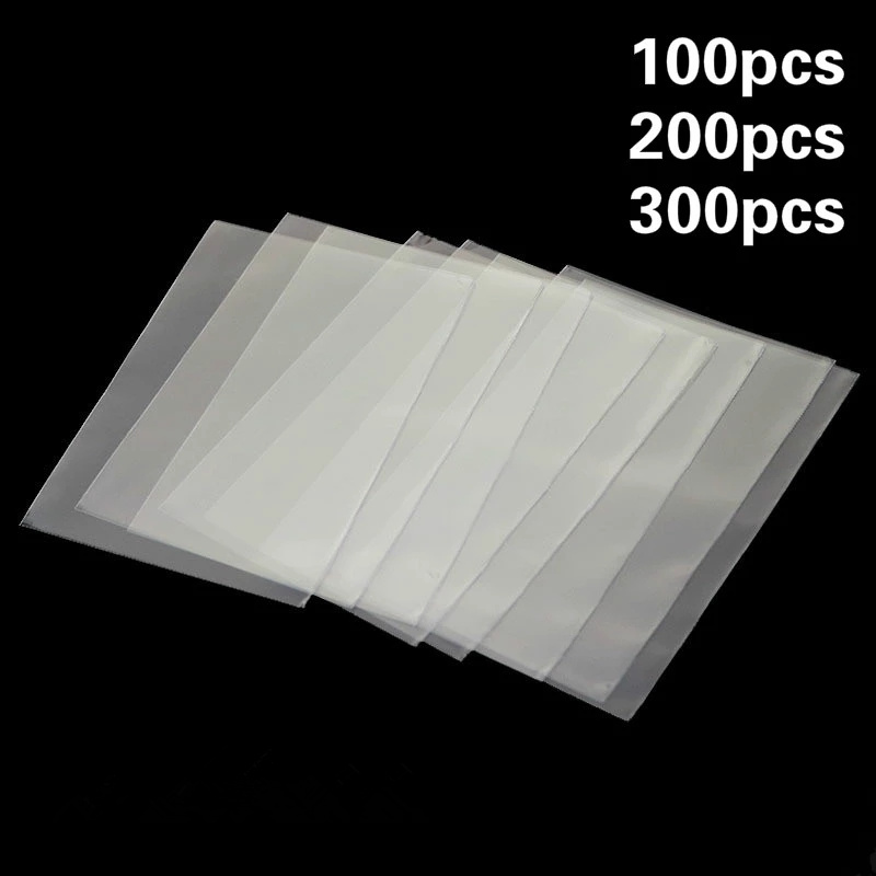 100 Counts/Pack Board Game Poker Card Sleeves Cards Protector Clear Size 66x91mm Soft Toploader For Trading Card Baseball Card