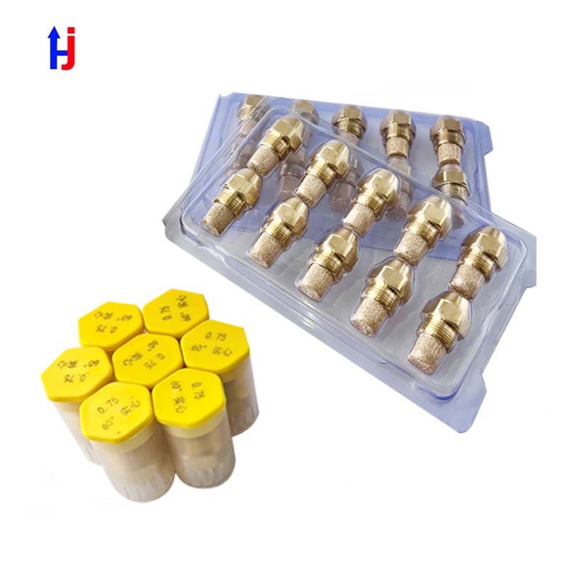 Buse de mazout en laiton, jet solide, injection de Eva diesel, jet de combustion, chauffage de transporteurs icphone, 0.3-6.0 USgal/H, 60 résistant, 9/16 po