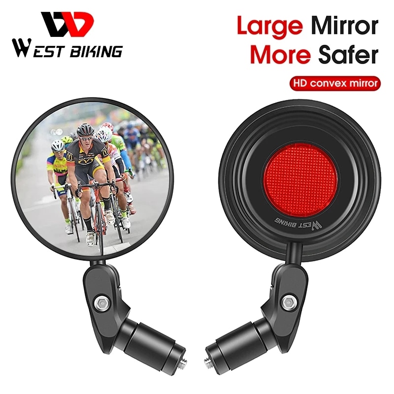 West Fietsen 360 Draaien Fiets Achteruitkijkspiegel Veiligheid Fietsen Achteruitkijkspiegel Fiets Accessoires Voor Mtb Bike Stuur Spiegels