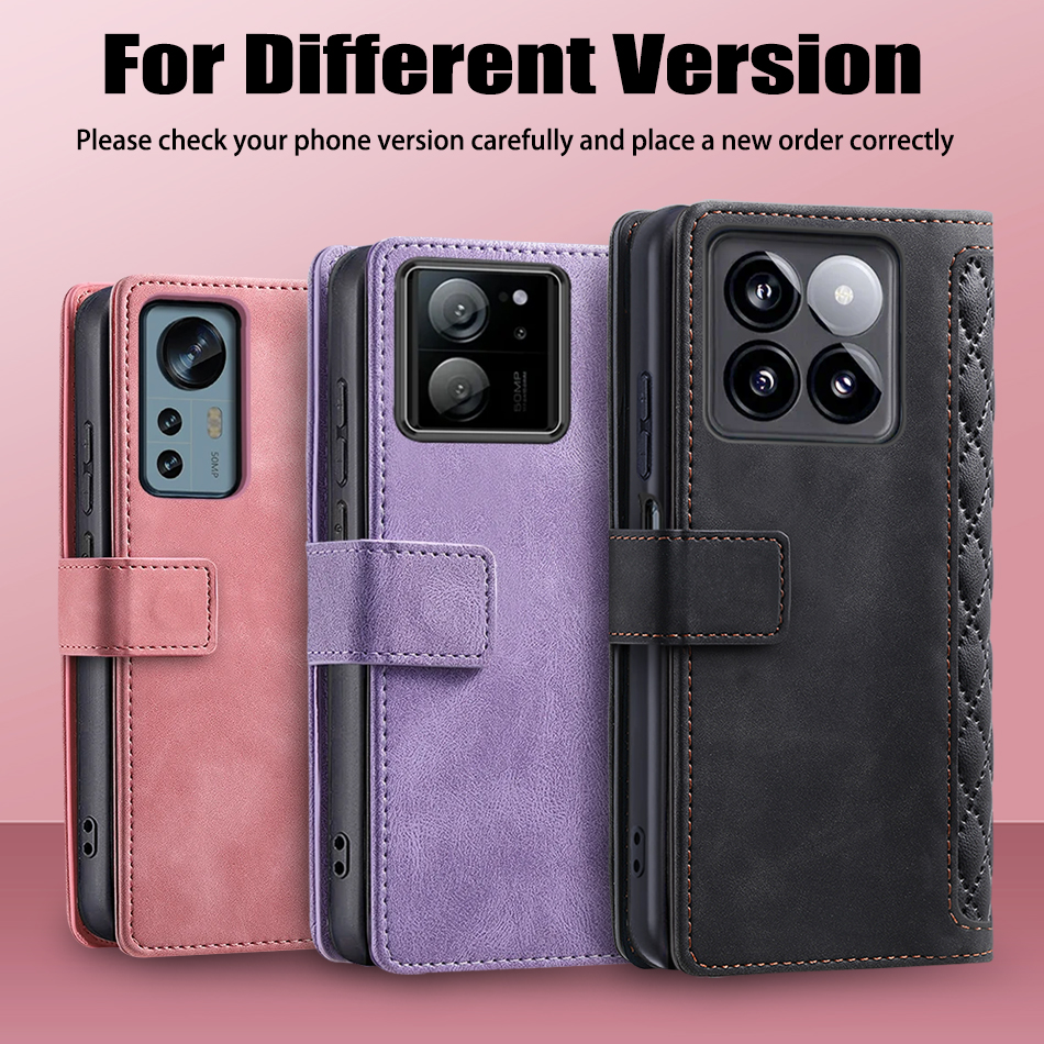 Dla Xiaomi 11T 12T 13T 14T zawodowiec etui skórzane Portfel Luksusowe etui z klapką na kartę Dla Xiaomi 11T zawodowiec etui na telefon Xiaomi Mi 11TPro 14T