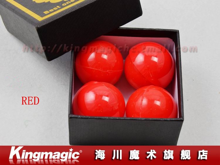 Professionele Zachte Rubberen Vermenigvuldigen Ballen Rood Wit Kleur Beste Bal Tot Vier Goocheltrucs Magic Sets Magische Rekwisieten