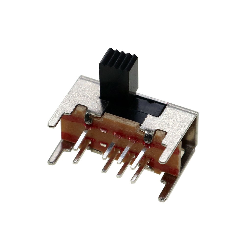 100pcs Micro Switch Interruptor On-Off Mini Slide Switch 8pin 3 Position Toggle Switch Handle Power Switch: A