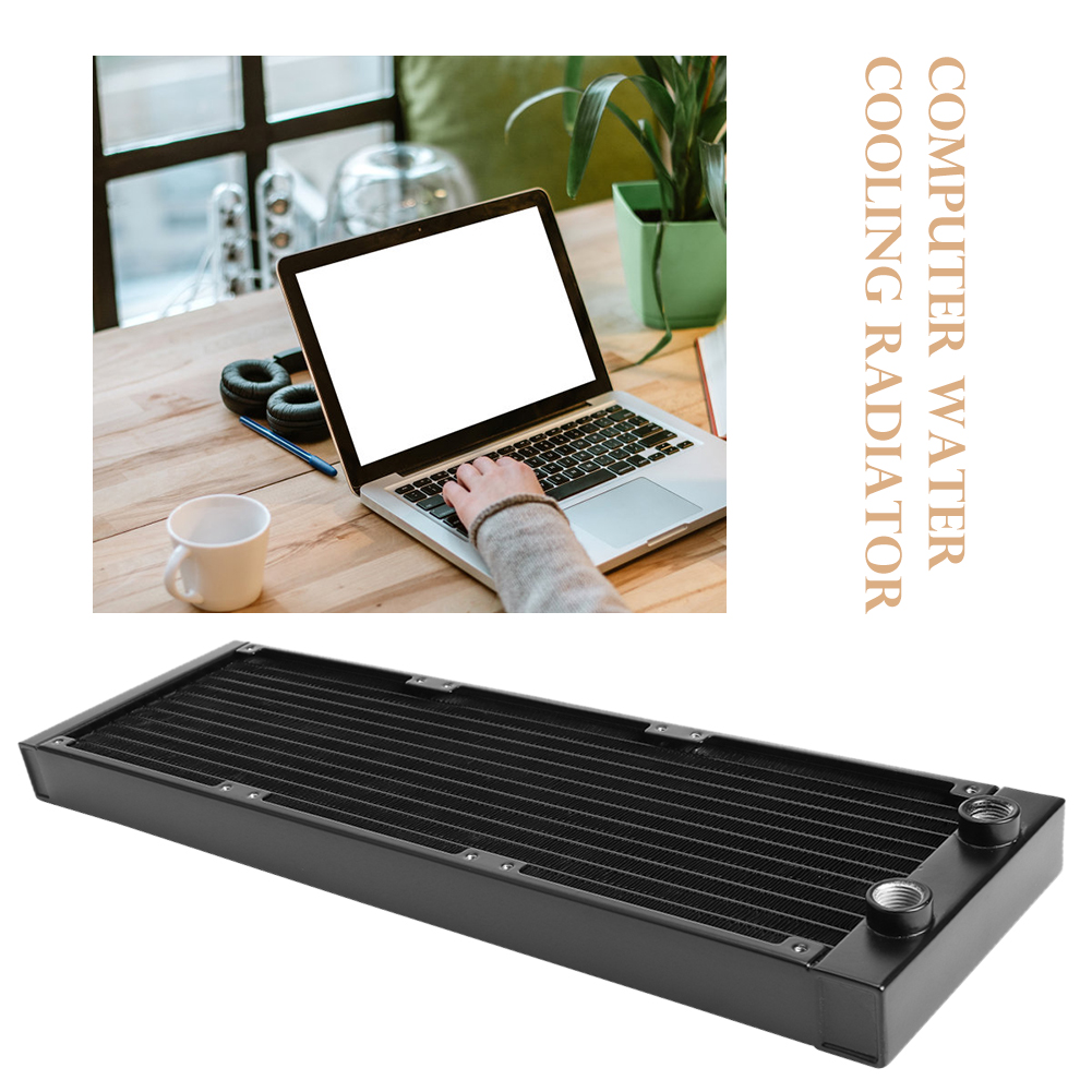 120mm/240mm/360mm PC Cooler Water Cooling 12 Tubes Aluminum Radiator CPU Heat Sink Exchanger for computer water cooling