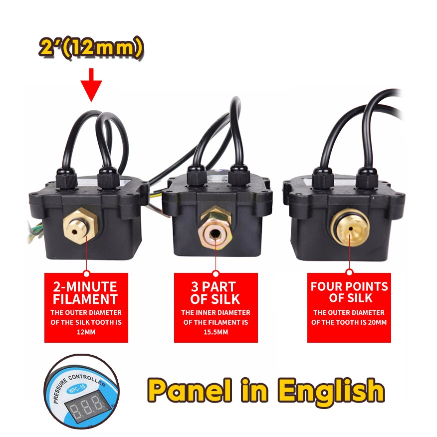 WPC-10 Digitale Water Drukschakelaar Digitale Disp... – Grandado