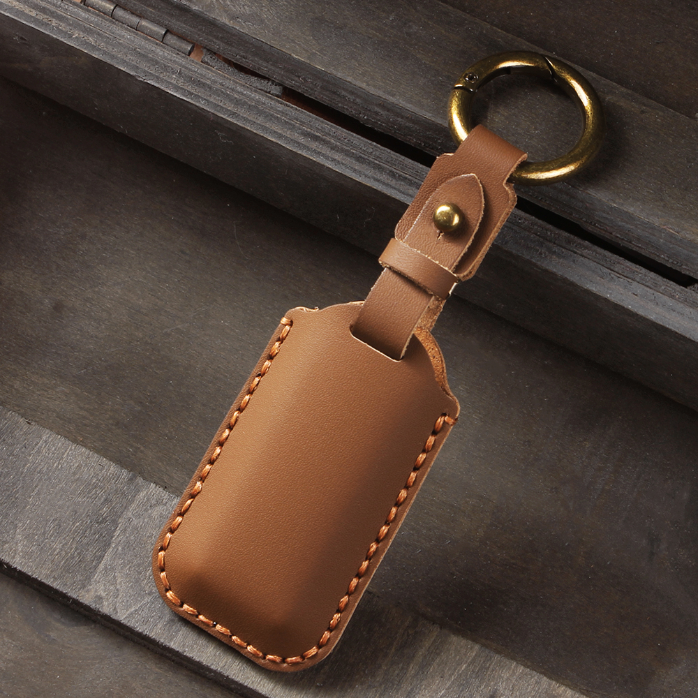 Funda de cuero para llave de coche, funda para mando de llaves inteligente para Volvo S60 V60 S90 V90 Xc40 C40 Xc60 Xc90 Polestar 2 3 4 5 6