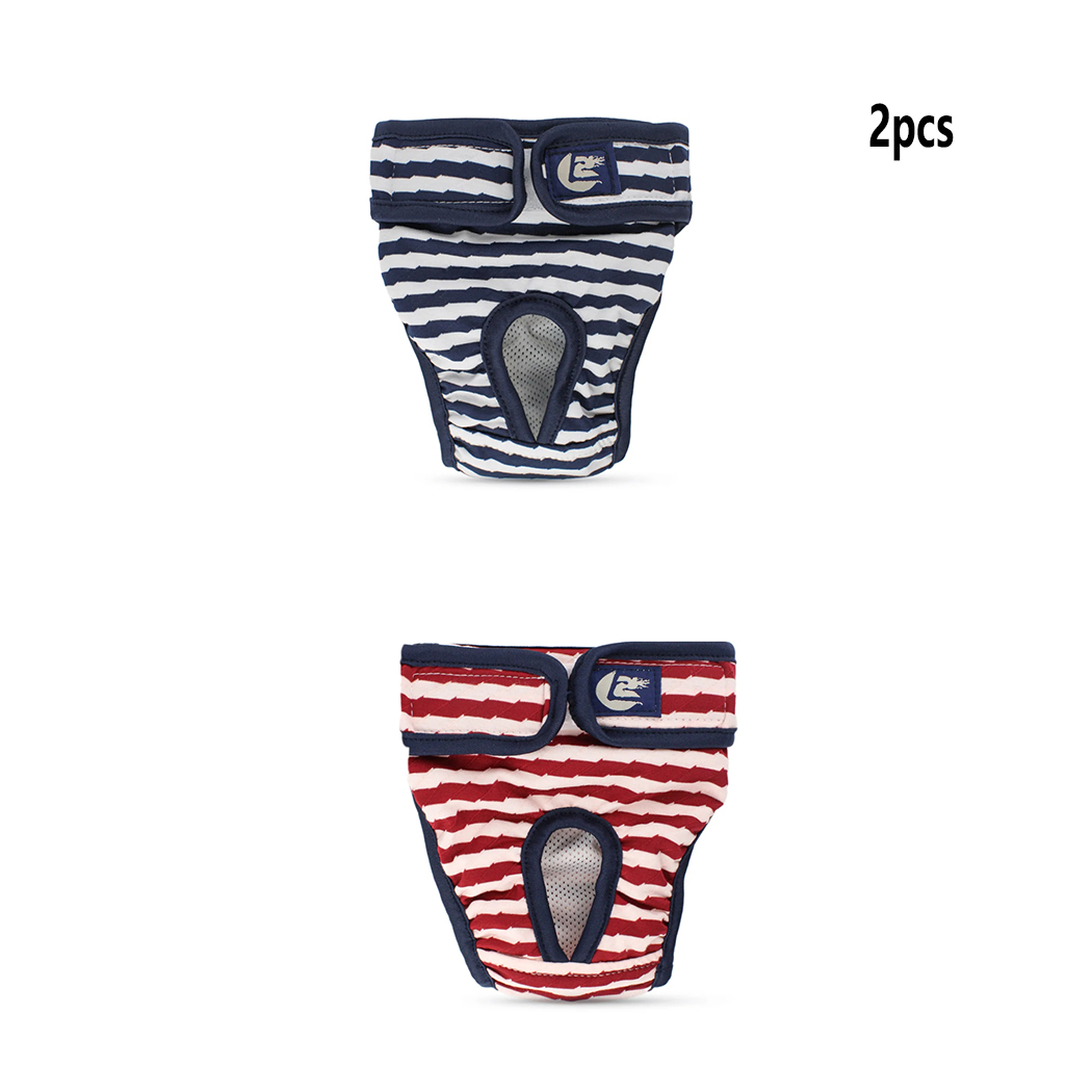 NONOR Female Washable Dog Shorts Panties Menstruation Underwear Briefs Jumpsuit Pet Physiological Pant Diaper Sanitary