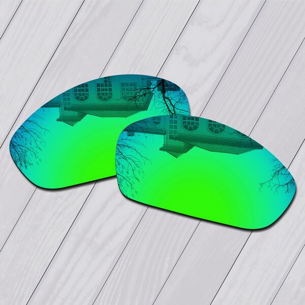 E.O.S Polarized Enhanced Replacement Lenses for Oakley Monster Dog Sunglasses - Multiple Choice: Emerald Green