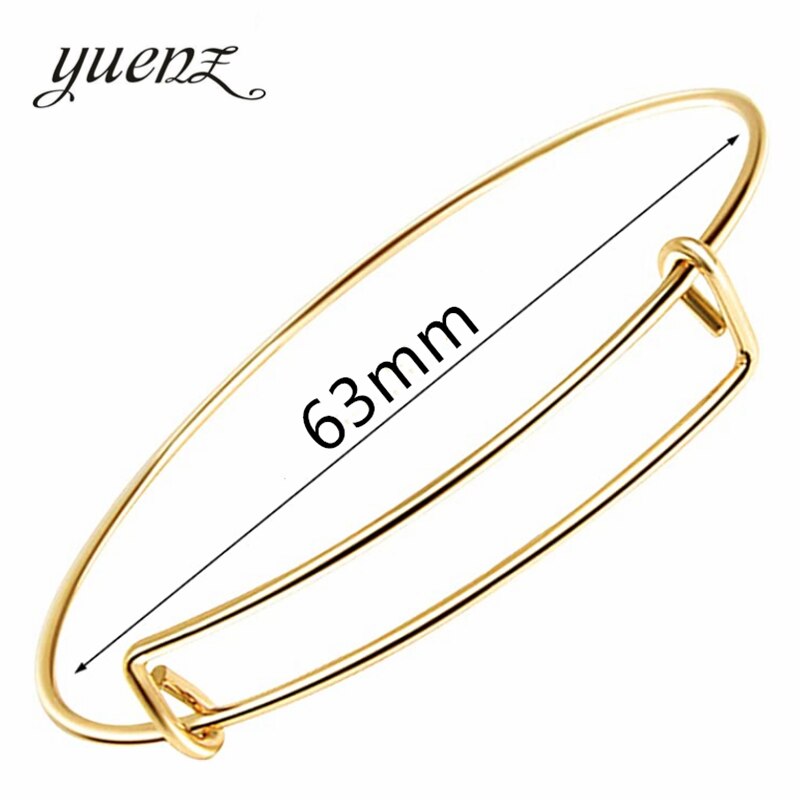 Yuenz 5Pcs Expandable Bangle Diy Sieraden Maken Blank Bangle Vrouwen Verstelbare Wire Bangle V104