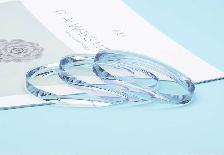 Lente asférica graduada índice 1,56 lente de presbicia miopía CR-39 protección UV dura lente Anti-radiación 2 uds