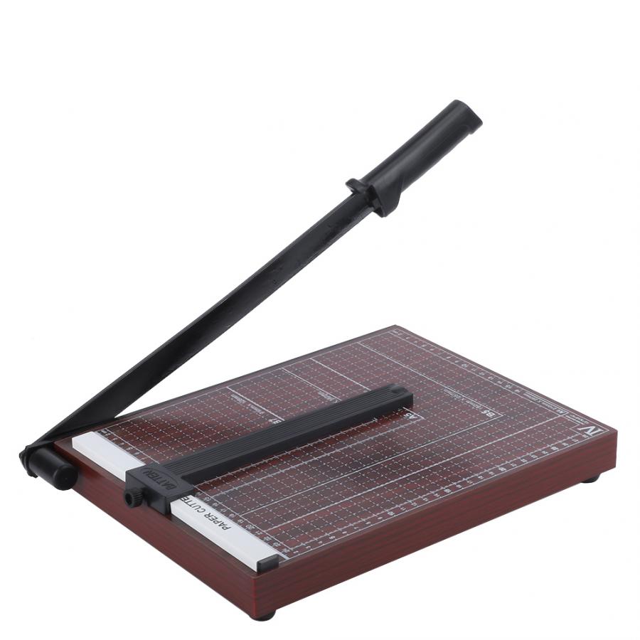 paper trimmer Wine Red Wooden Base A4/B5/A5/B6/B7 Paper Cutter Photo Trimmer Cutting Trimming Tool cutter