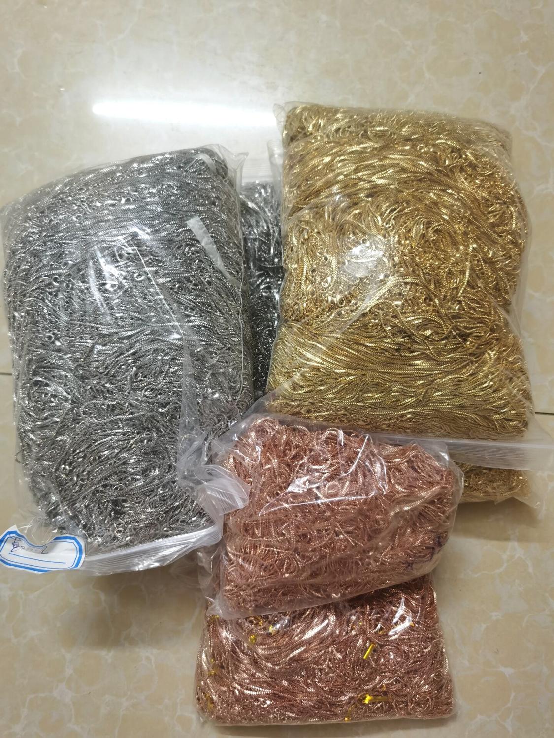 Top Koper Zirkoon Goud/Wit/Rose Gold Kleuren Kettingen Uitgebreide Uitbreiding Ketting Voor Sieraden Link Maken Bevindingen