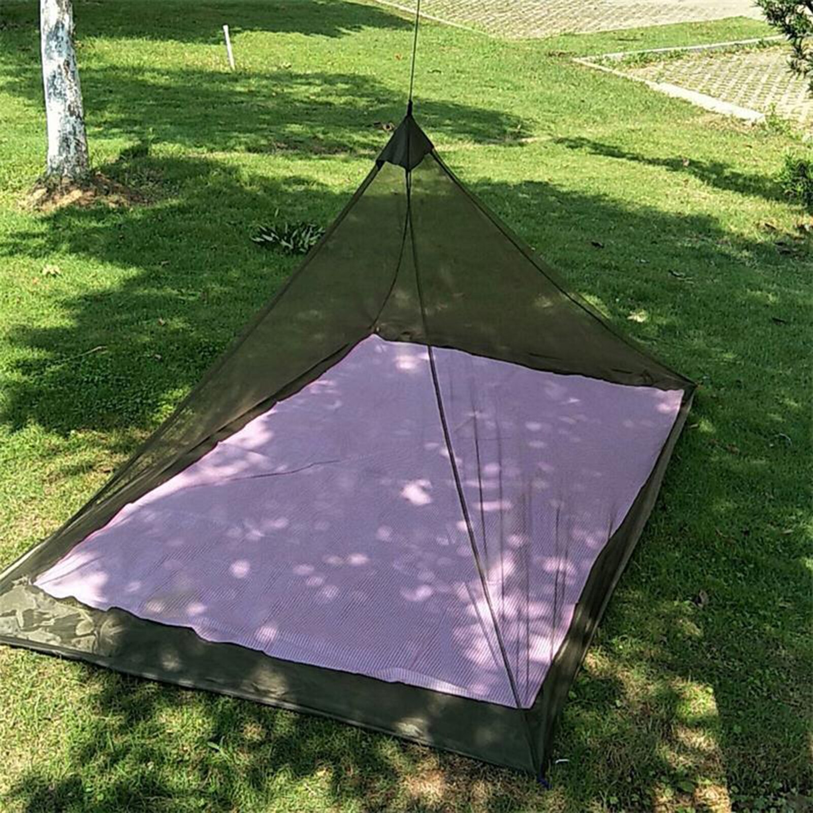 Portable Triangle moustiquaire Anti-insecte voyage Camping tente fournitures de plein air pour pique-nique survie escalade pêche