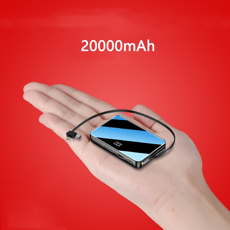 16000 Mah Solar Power Bank Voor Iphone 11 Pro Samsung S8 Draagbare Powerbank Usb Type C Externe Batterij Poverbank Met zaklamp