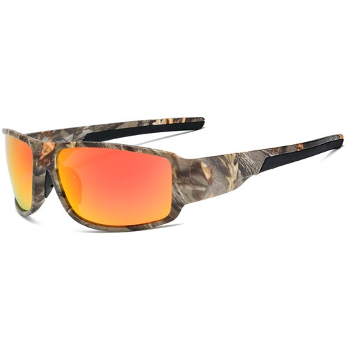 Neue Polarisierte Sport Angeln brille Außen brille Brille Sonnenbrille Männer Frauen Fisch Brillen: A rot