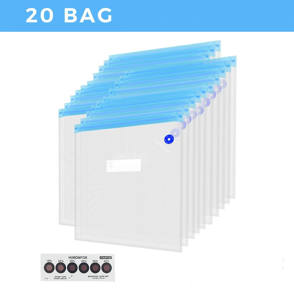 Bolsa de almacenamiento de filamentos para impresora 3D, secador de filamentos PLA/ABS/TPU, seguridad, resistente a la humedad, 20/1 bolsa: Rojo