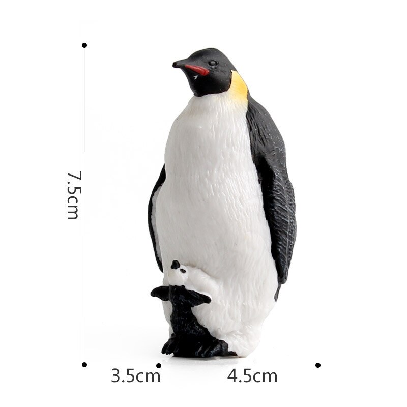 Antarctische Zeedier Simulatie Diermodel Pinguïn Micro Landschap Educatief Speelgoed Voor Kinderen Animal Model Decoratie: 574