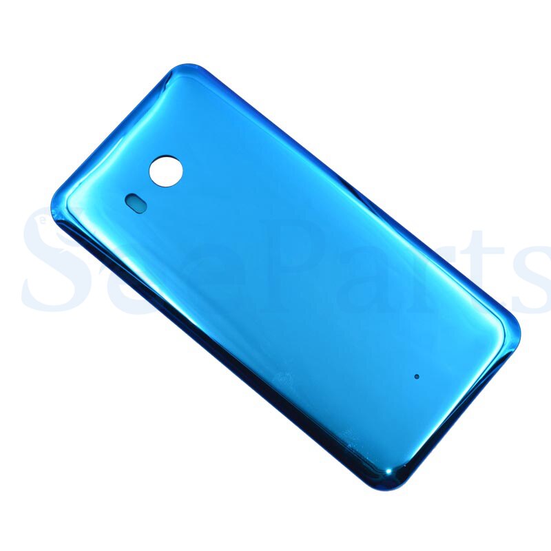 pour HTC U11 U-3W U-1W couverture de batterie arrière porte en verre arrière boîtier de boîtier en verre pour HTC U11 couvercle de batterie + outils