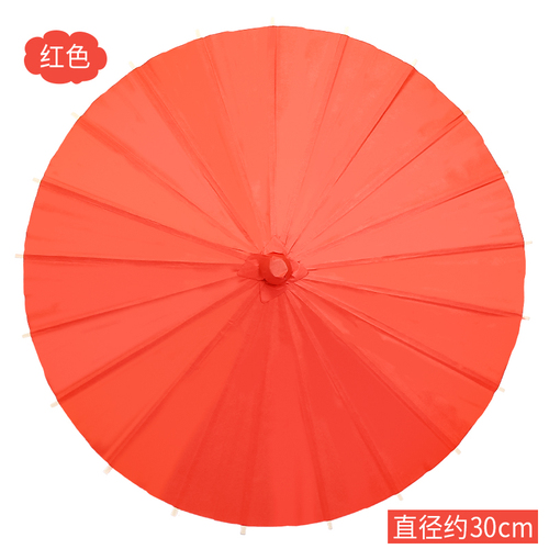 Diameter 20Cm 30Cm 40Cm 60Cm China Handgemaakte Effen Kleur Papier Paraplu Outdoor Wedding Party Thanksgiving Decoraties voor Thuis