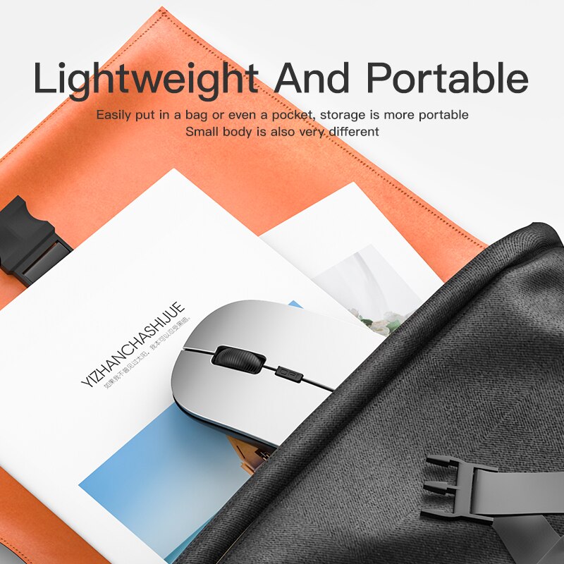 Niye Bluetooth Pink Mouse Wireless Computer Mice 2.4GHz USB Adapter DPI Rechargeable Home Desktop Laptop Mouse Ergonomic Mouses