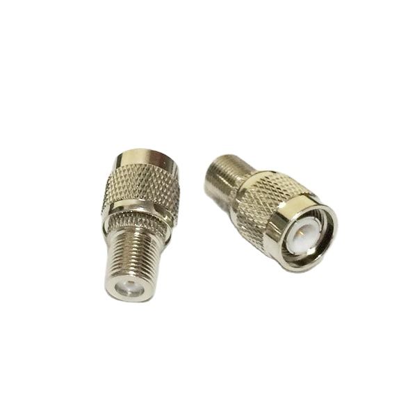 1 stück TNC Stecker auf F-kupplung RF koax Adapter-konverter Gerade Nickelplated