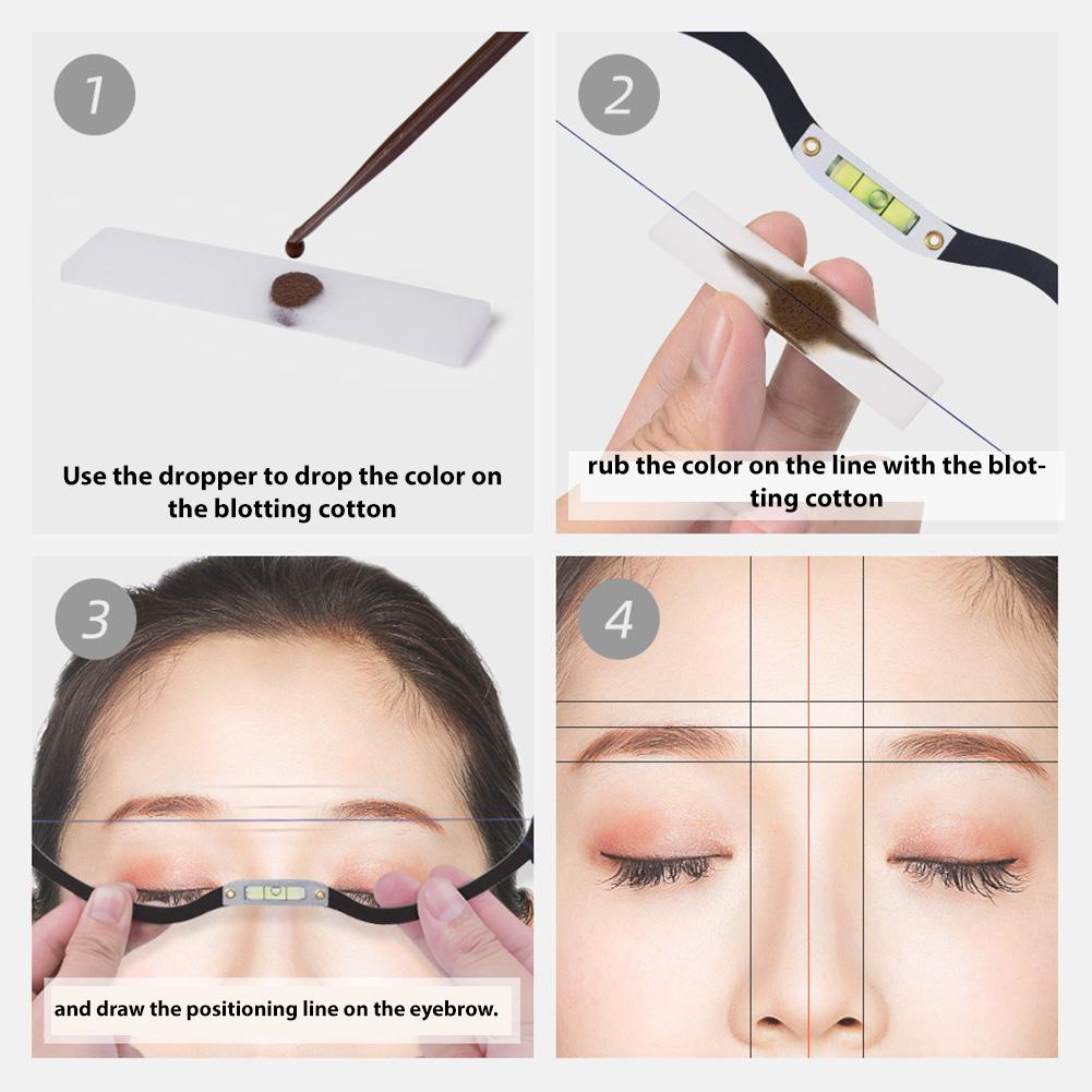 BellyLady righello per sopracciglia trucco permanente Microblading rapporto righello per sopracciglia misura fai da te