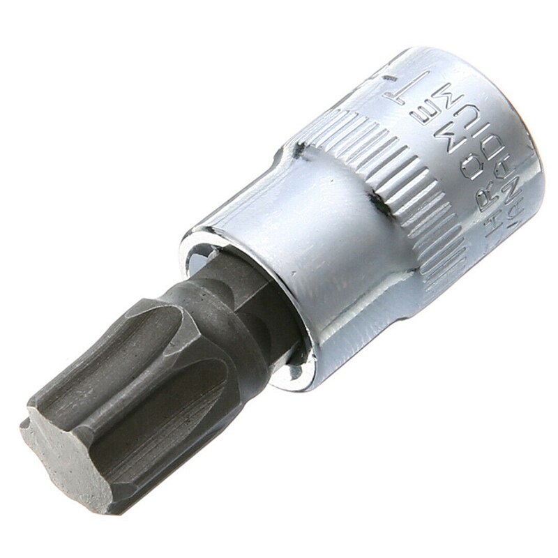 13pcs/Set Impact Tamper Proof Torx Star Bit SleeveHead Machine Motor Socket Set Wrench Set 1/4 3/8 1/2 Drive Metric