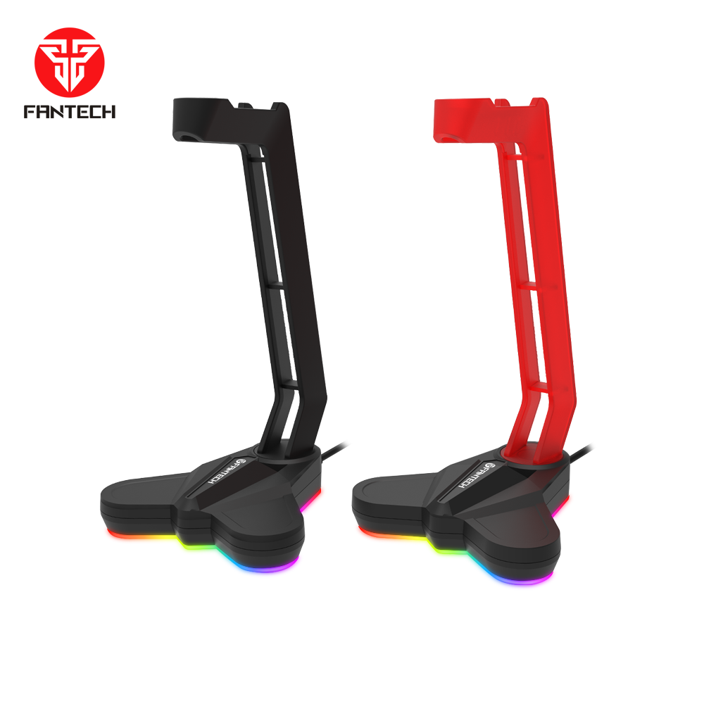 Fantech rgb hörlursställ gaming multifunktions headsetfäste universal hörlurshållare för spelare hörlurar display hylla