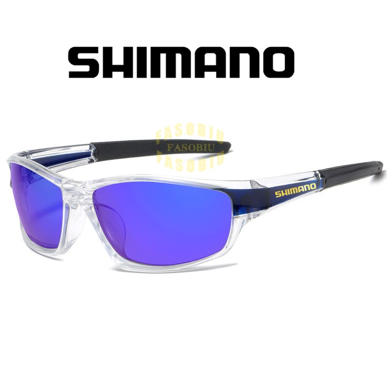 Shimano-gafas de sol polarizadas de una pieza para hombre, lentes de sol clásicas para pesca, gafas de sol para conducir, gafas de sol para ciclismo, gafas de viaje Vintage: 05