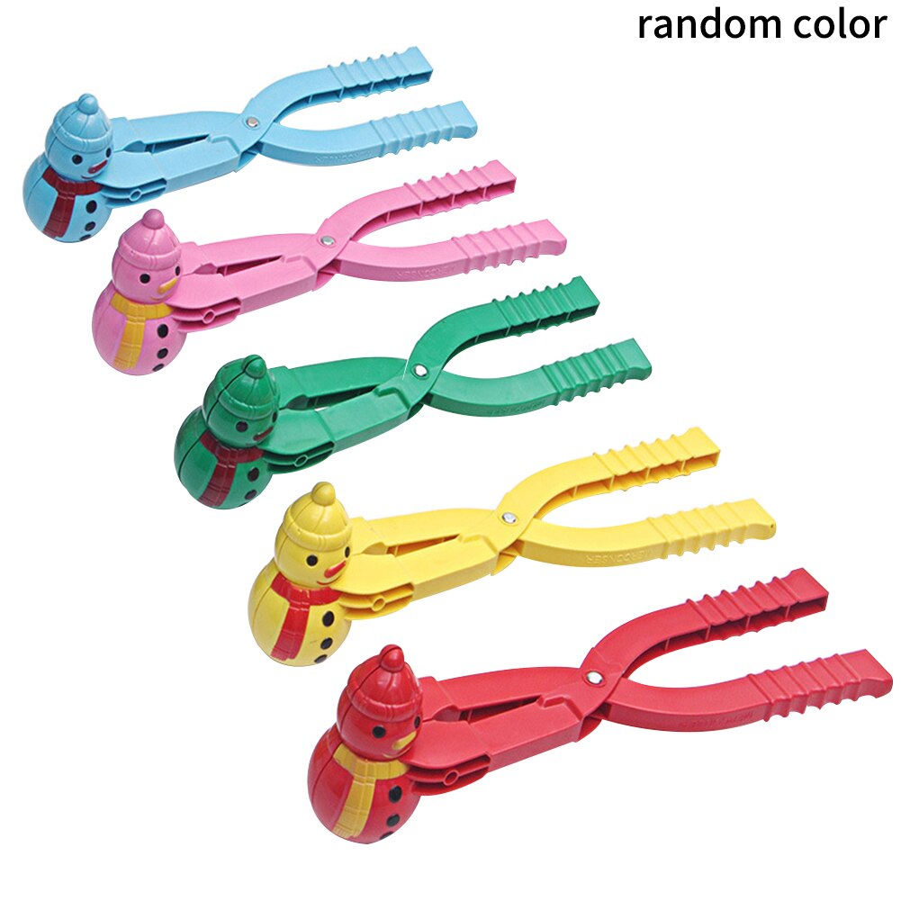 Mooie Sport Zand Tool Kids Winter Sneeuwbal Maker Draagbare Strand Klei Clip Man Vorm Mold Outdoor
