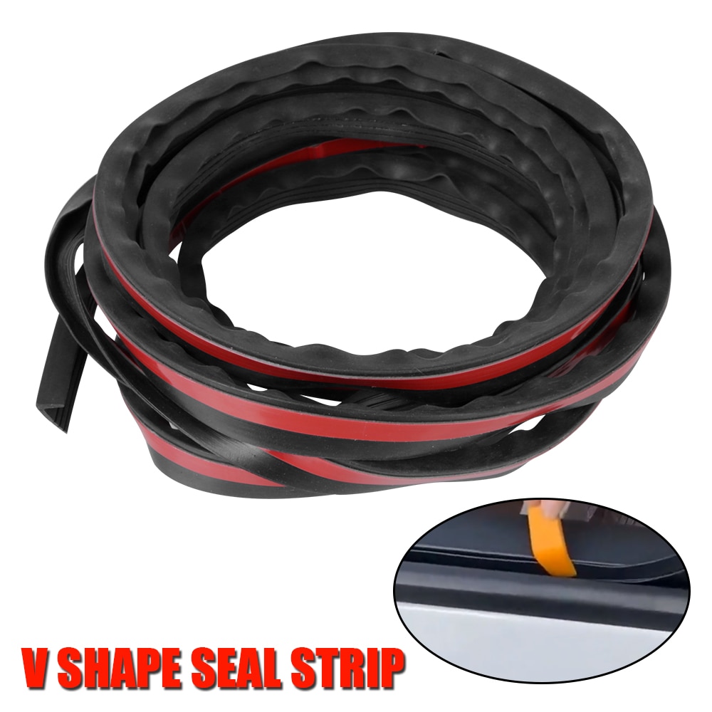 Auto Side Window Afdichtstrip Auto Rubber Side Window Filler Geluidsisolatie Tochtstrip Auto Raam Afdichting Strip V Vorm