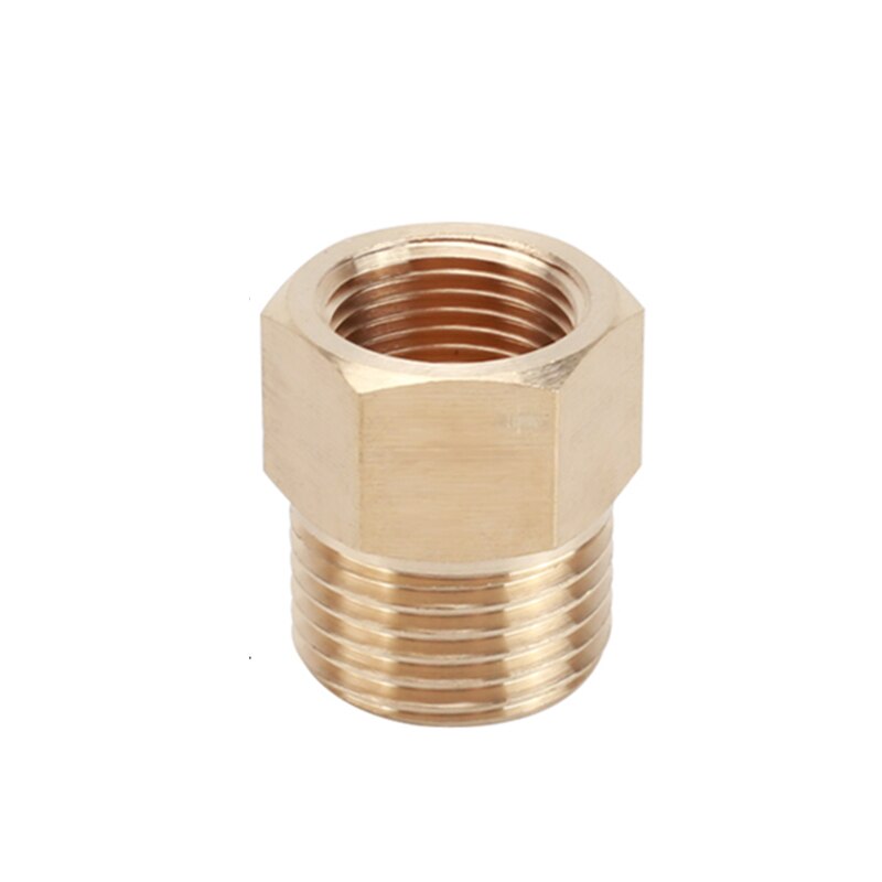 Brass 1/8 1/4 3/8 1/2 3/4 Female to Male Threaded Hex Bushing Reducer Copper Pipe Fitting Water Gas Adapter Coupler Connector