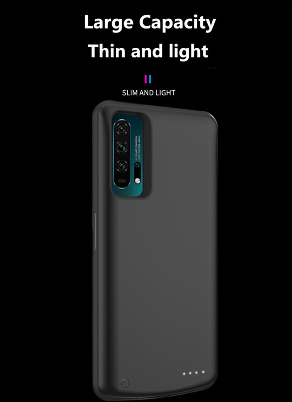 6500mAh Batterie Ladegerät Fällen Für Huawei Nova 5T Extenal Batterie Energie Ladung fallen Für Huawei Nova 5T Energie fallen
