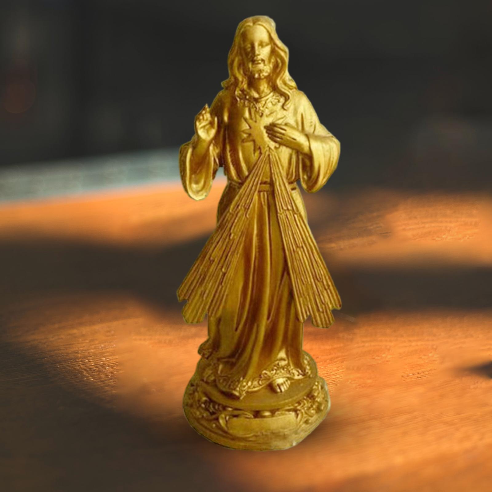 Divine Mercy Figure Collection Renaissance Collection Sculpture for Office Church Desktop