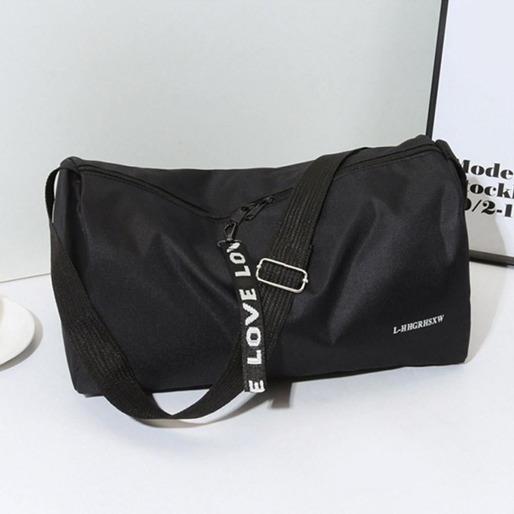 Portable Outdoor Fitness Gym Bags Multifunction Fitness Travel Handbag Nylon Adjustable Strap For Weekend Training