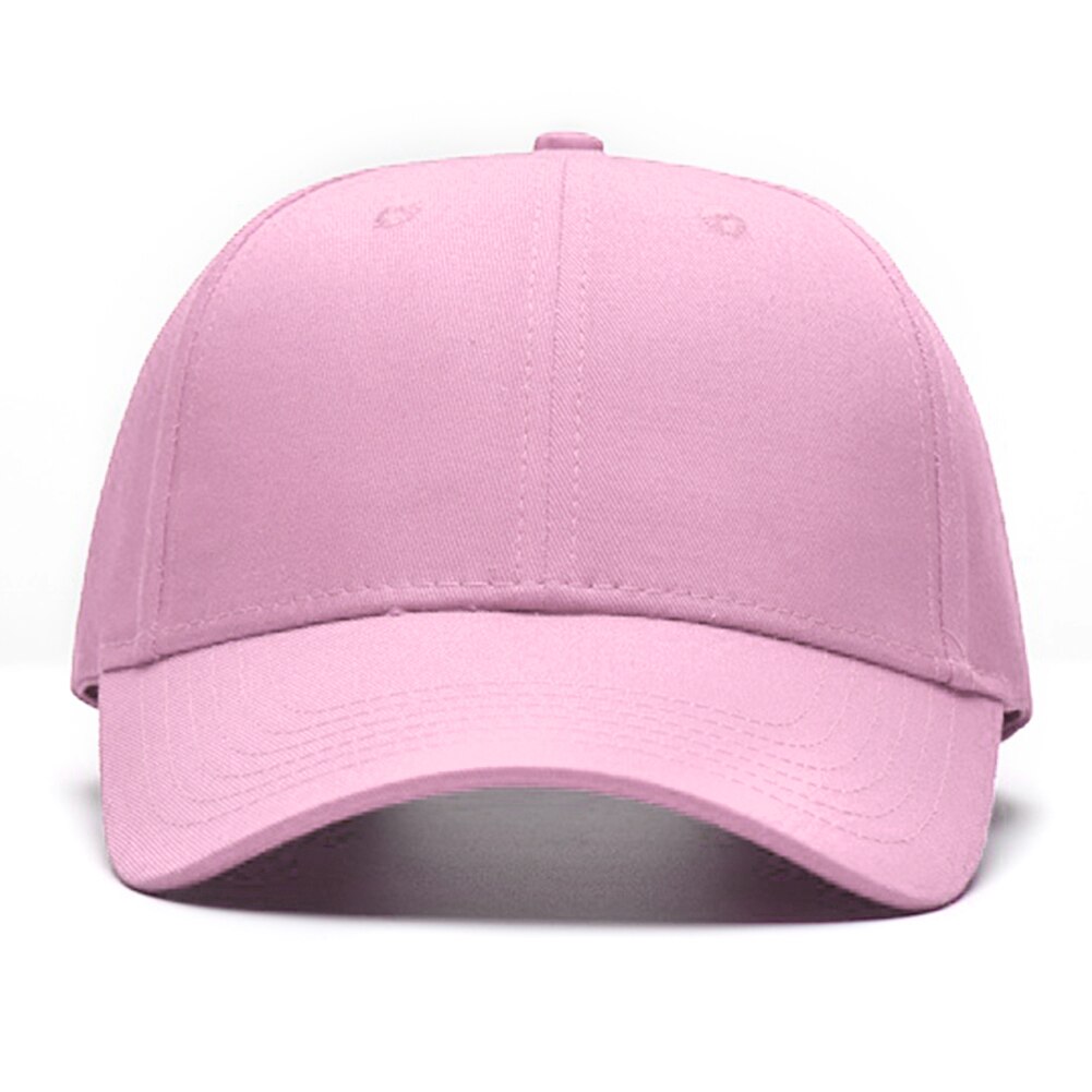 Vrouwen Mannen Golf Hoeden Outdoor Pure Kleur Koppels Sport Caps Golf Spelen Hoed: Pink