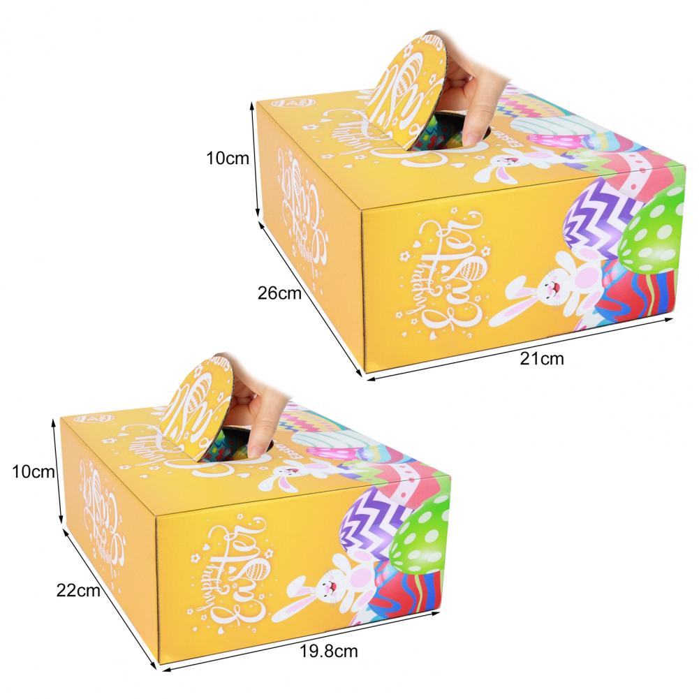 Caja de descompresión de huevo de Pascua, utensilio decorativo ligero, complemento festivo para , 1 unidad