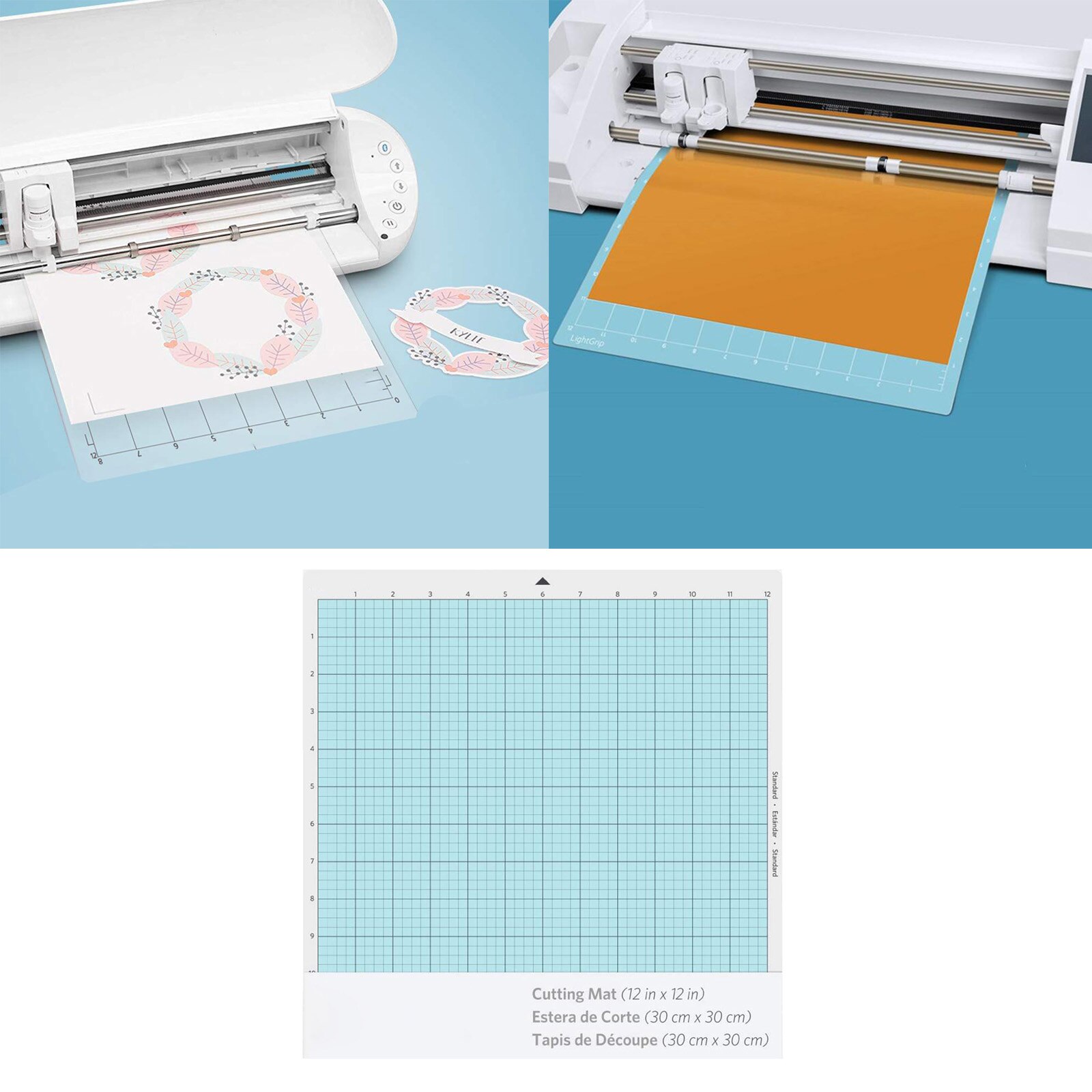 12in Non Slip Cutting Mat Adhesive for Silhouette Cameo 2 3 Die Cut Machine Tool