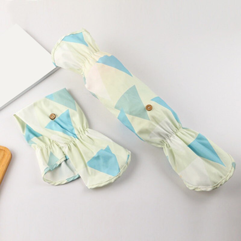 Arm Sleeves Covers Reusable Waterproof Arm Protector Protective Oversleeves For Cooking Working Oversleeves: Green