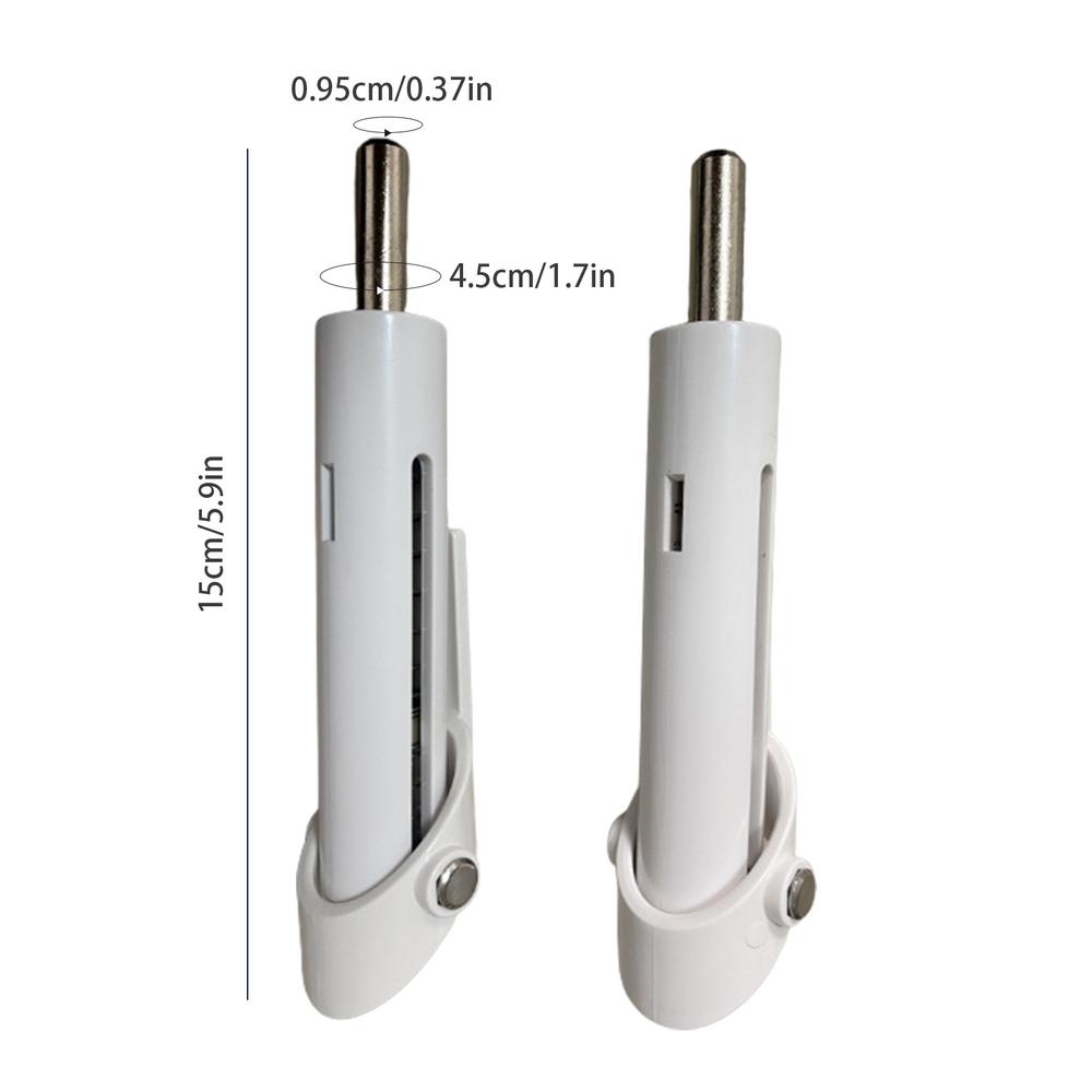 Pasador de pila de pesas de 9,5mm para entrenamiento de fuerza física, máquina de pesas, bloqueo de Pin, Pin de detección de pesas portátil para gimnasio y Fitness: Blanco