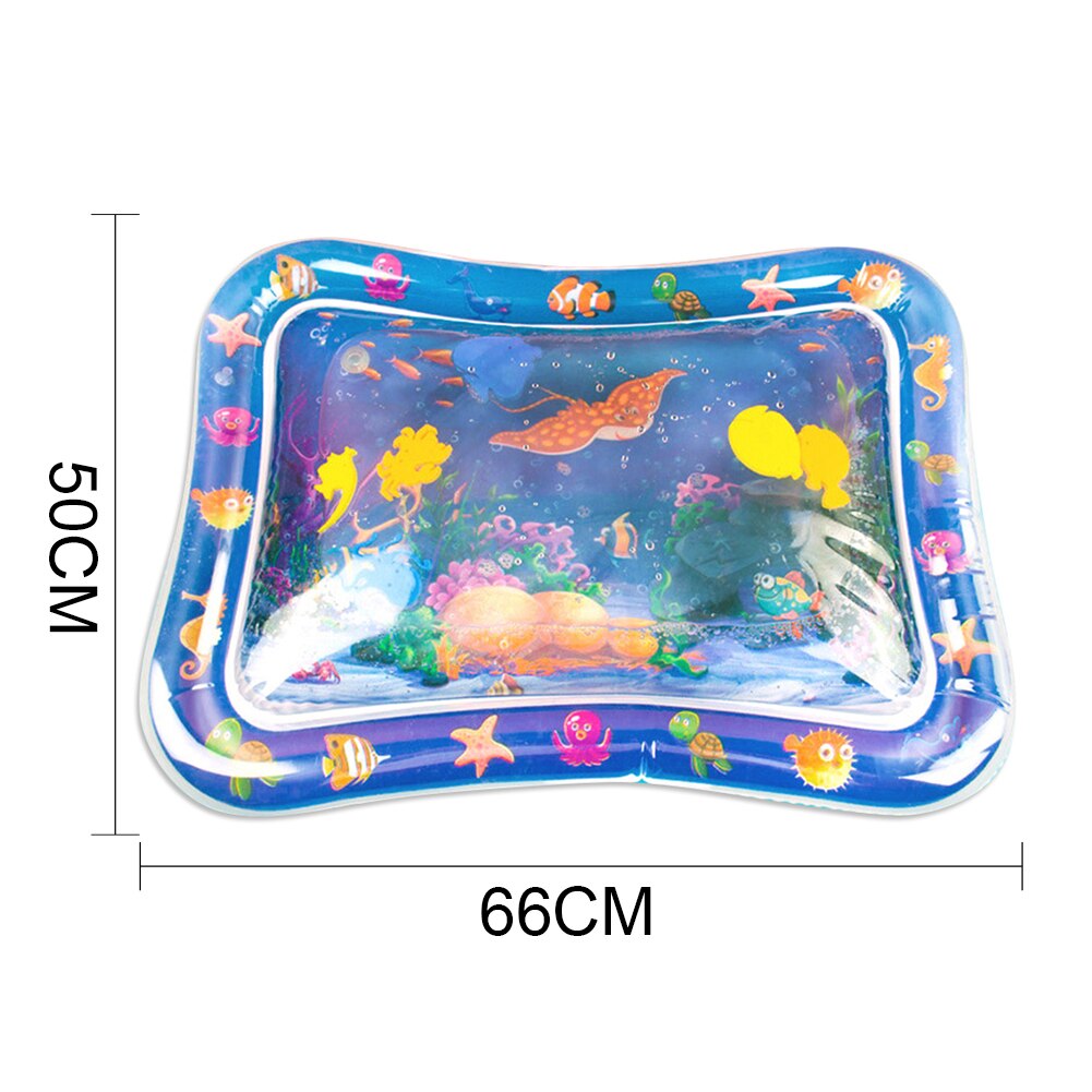 Baby Inflatable Water Cushion Portable Water Pad Multifunction Water Play Mat Toddler Activity Sensory Cushion