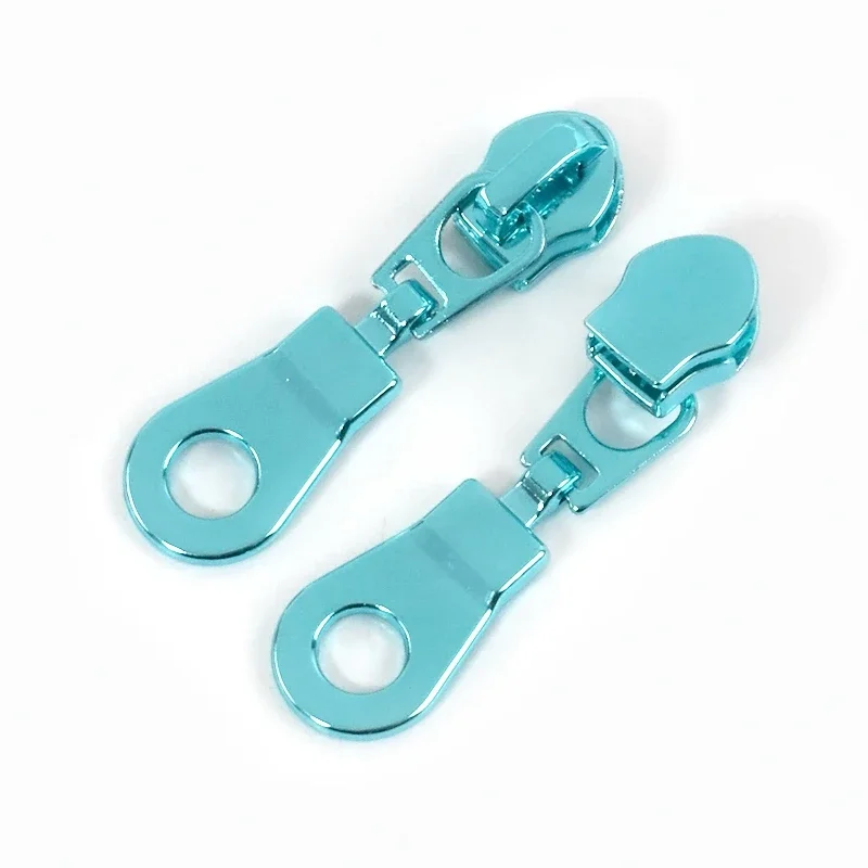 5 deslizadores de cremallera para 5 # Cinta con cremalleras de nailon al metro, bolsa de costura, bolsillo, cabeza con cremallera, chaqueta, kits de reparación de ropa, accesorios DIY